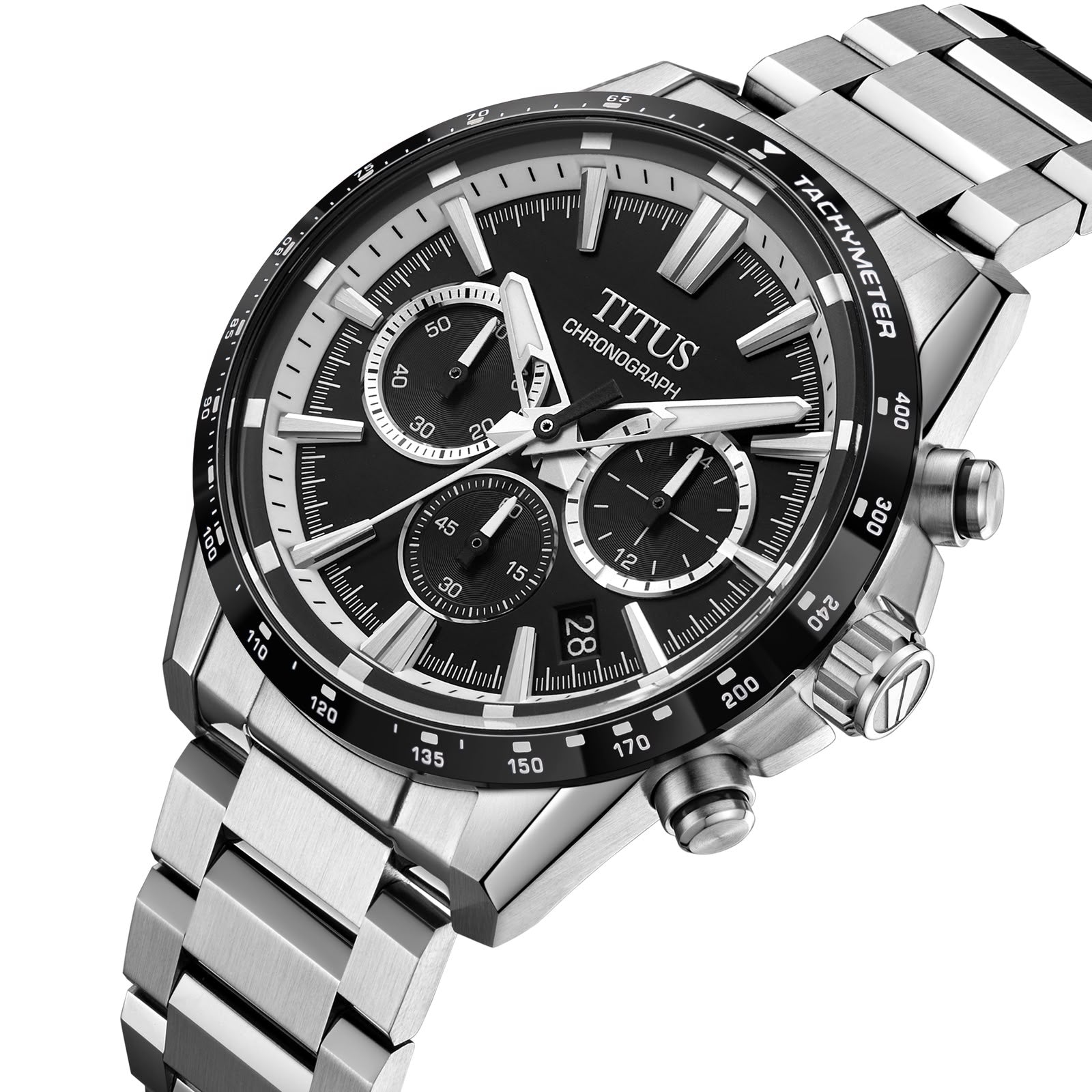 Saber Chronograph Quartz Stainless Steel Watch W06-03401-010
