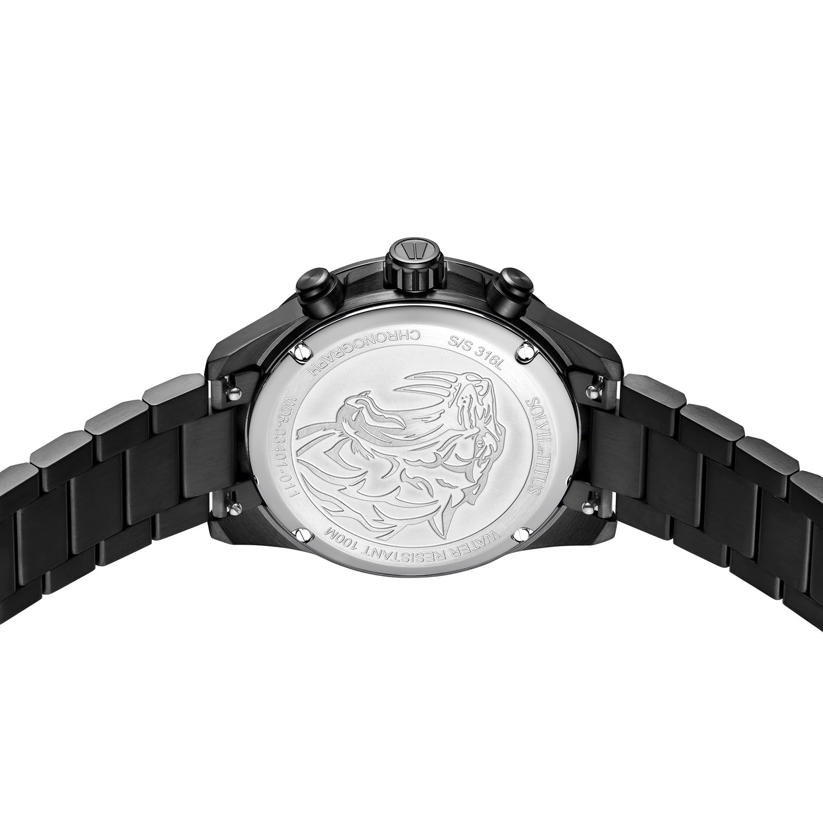 Saber Chronograph Quartz Stainless Steel Watch W06-03401-011