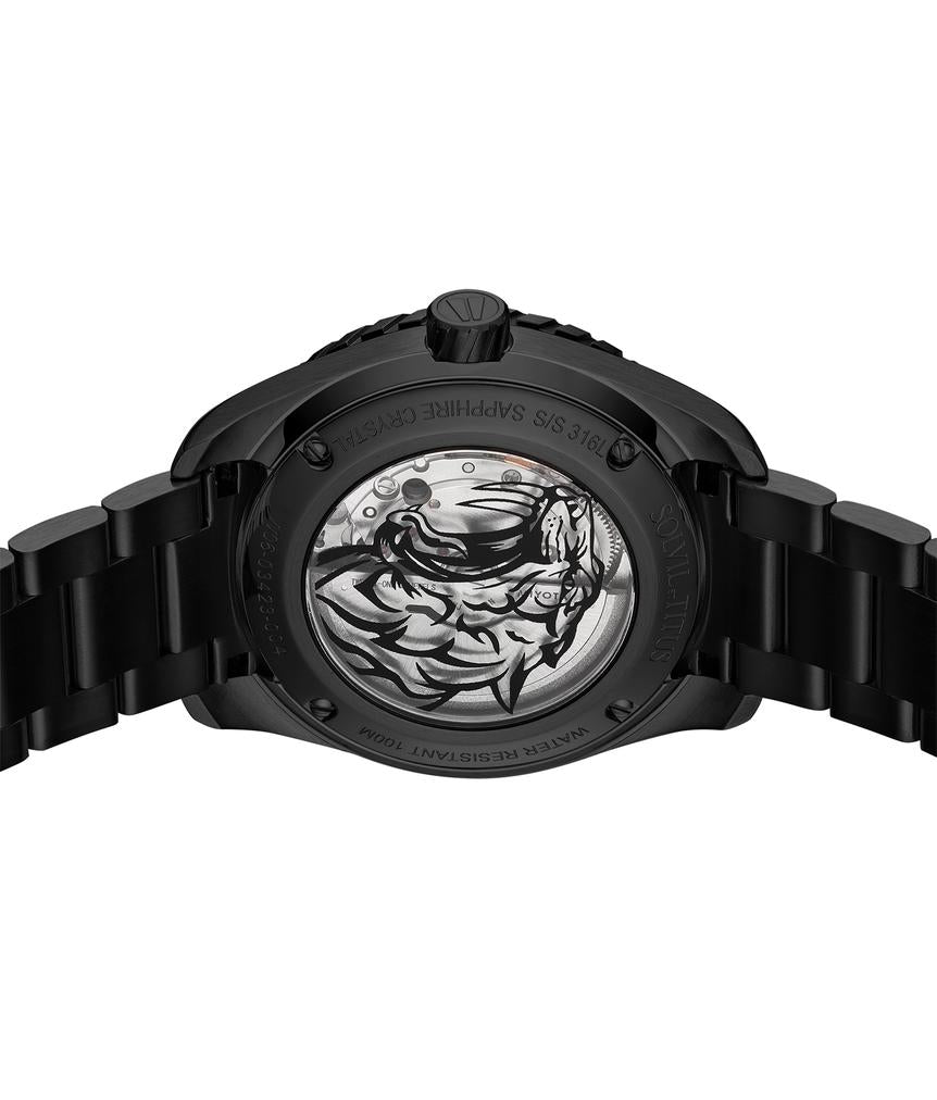 Saber 3 Hands Date Automatic Stainless Steel Watch W06-03423-004