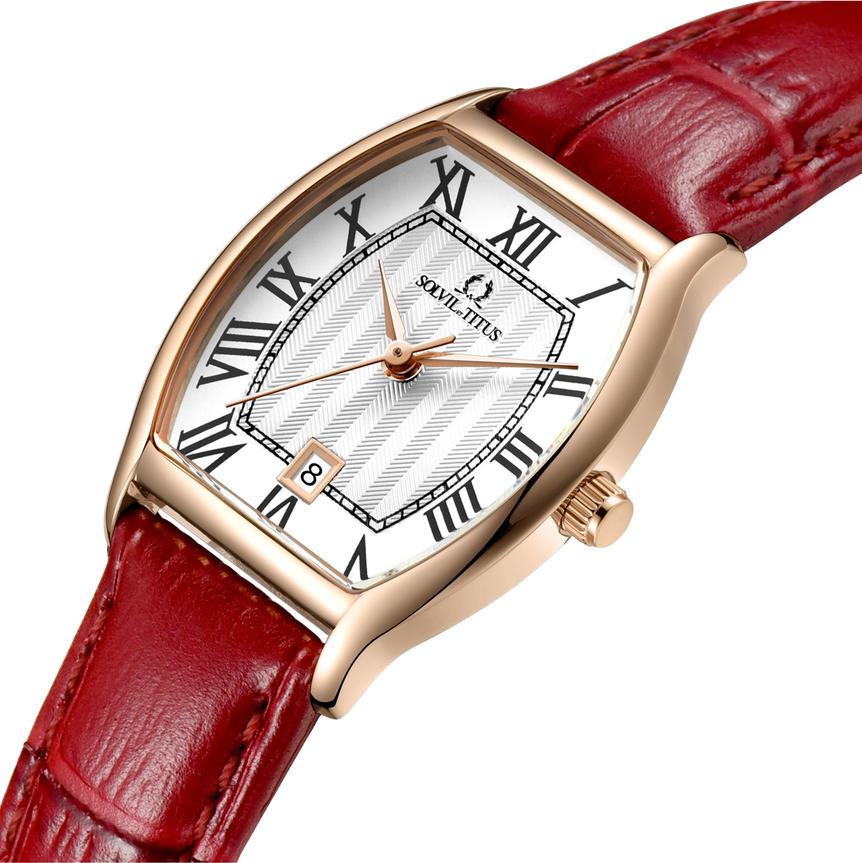 Barista 3 Hands Date Quartz Leather Watch W06-02825-011