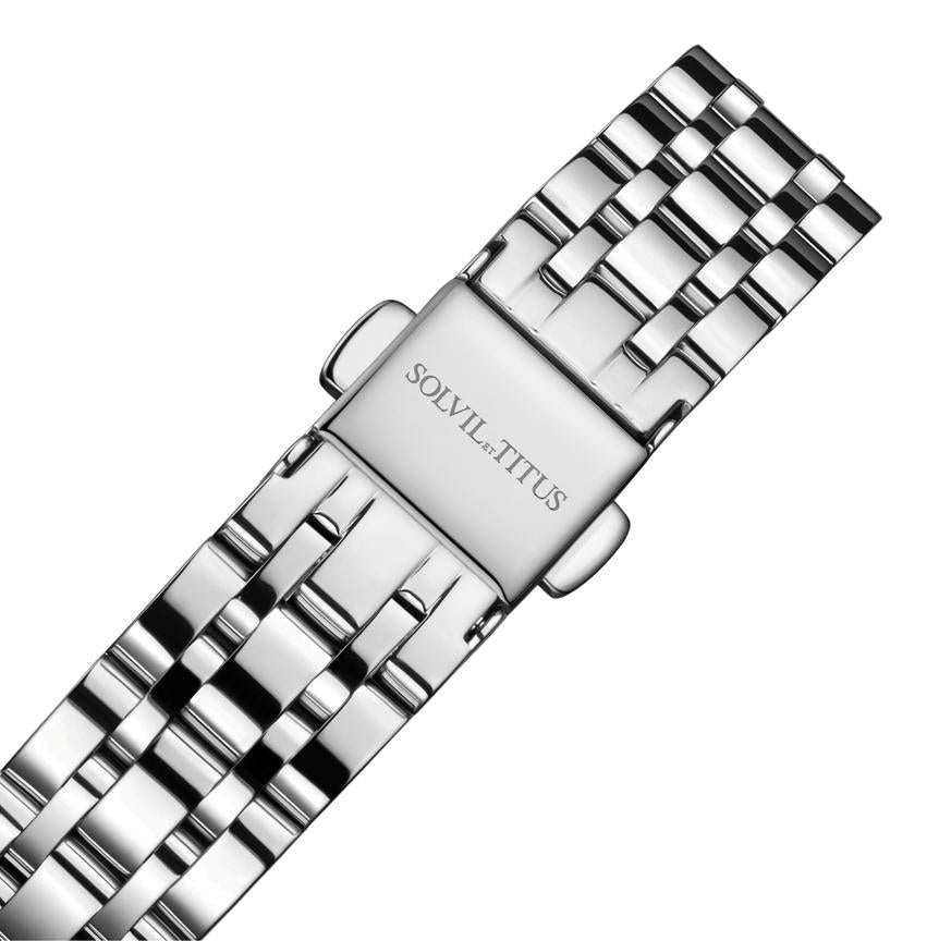 Barista 3 Hands Date Quartz Stainless Steel Watch  W06-02825-018
