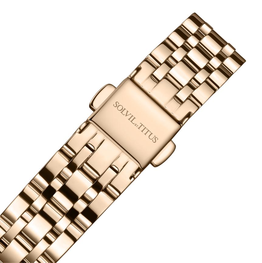 Barista 3 Hands Date Quartz Stainless Steel Watch  W06-02825-020