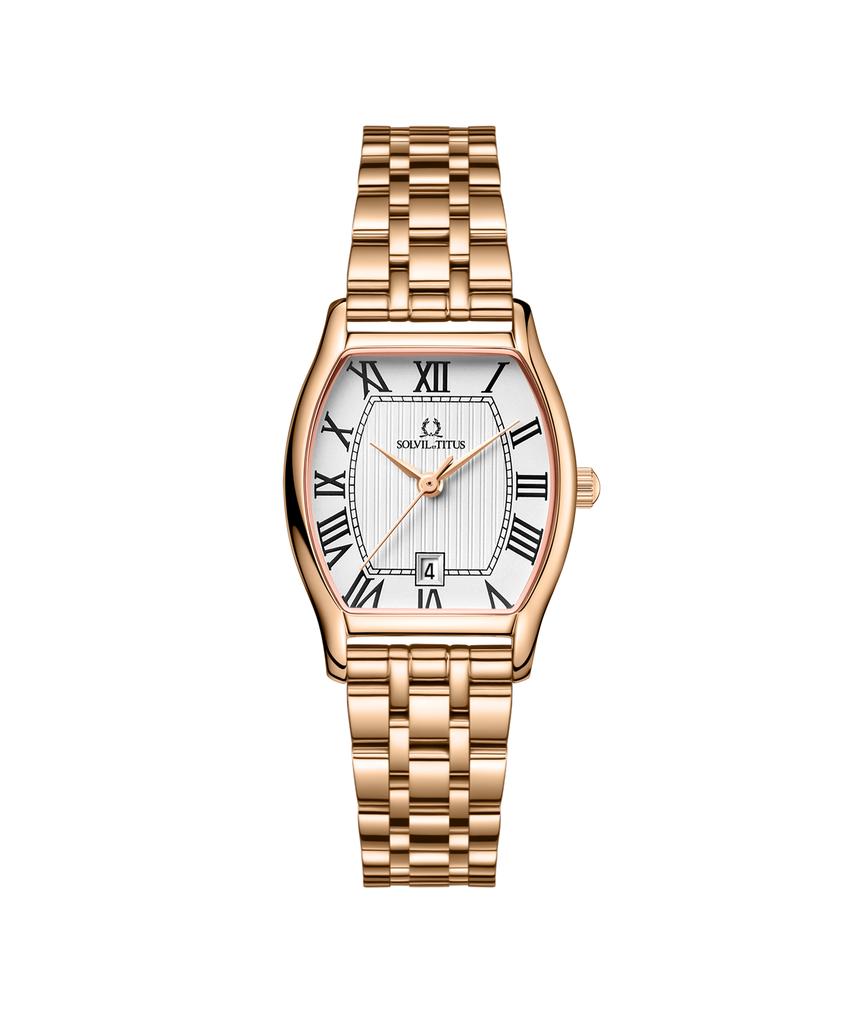 Barista 3 Hands Date Quartz Stainless Steel Watch  W06-02825-021