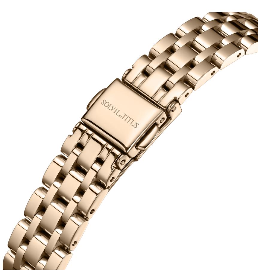 Barista 3 Hands Date Quartz Stainless Steel Watch  W06-02825-022