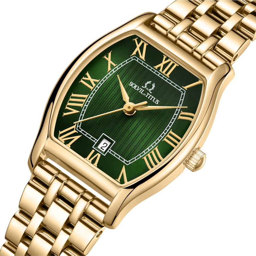 Barista 3 Hands Date Quartz Stainless Steel Watch  W06-02825-024