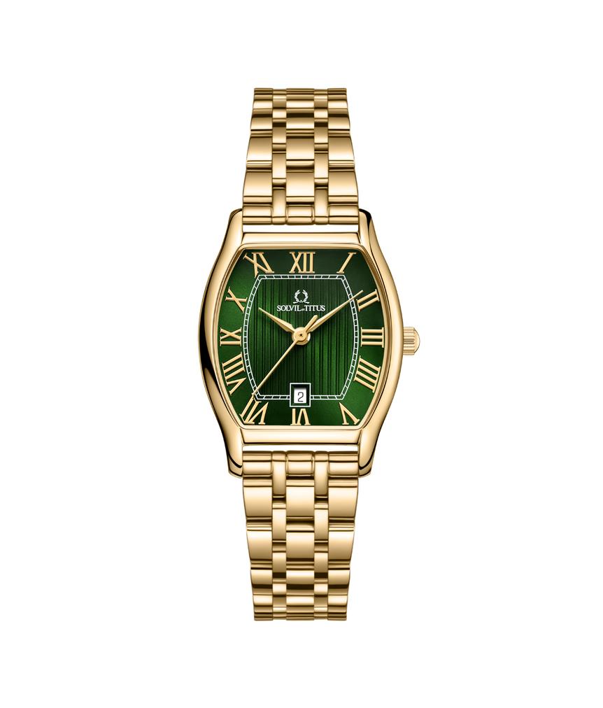 Barista 3 Hands Date Quartz Stainless Steel Watch  W06-02825-024