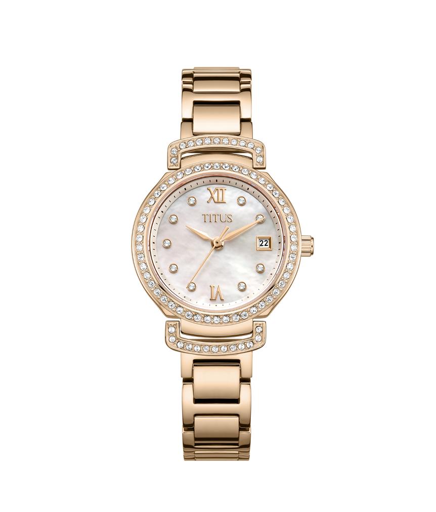 Fair Lady 3 Hands Date Quartz Stainless Steel Watch  W06-03139-020