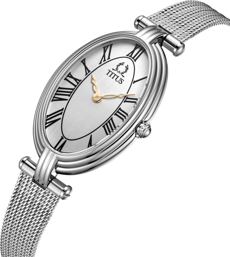 Once 2 Hands Quartz Stainless Steel Watch  W06-03207-016