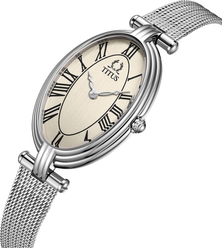 Once 2 Hands Quartz Stainless Steel Watch  W06-03207-017