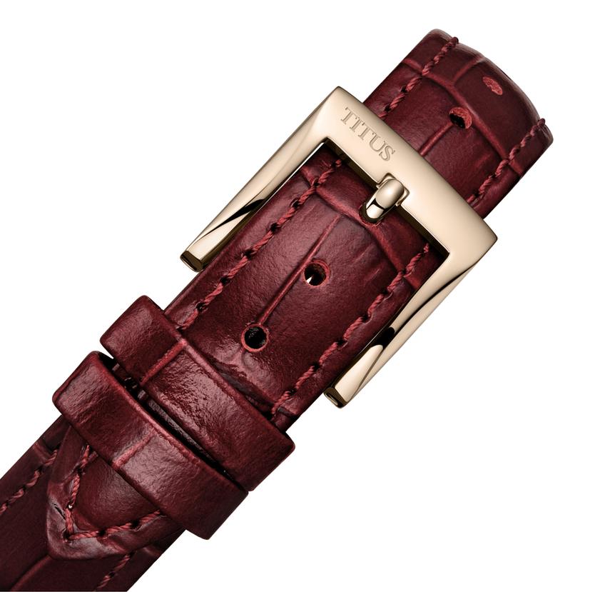 Devot Multi-function Day & Night Quartz Leather Watch  W06-03263-008