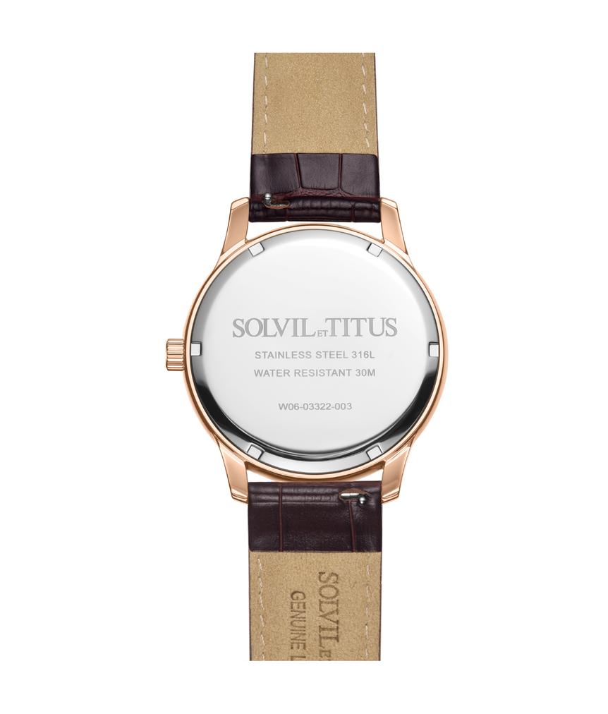 Classicist Multi-Function with Day Night Indicator Quartz Leather Watch W06-03322-003