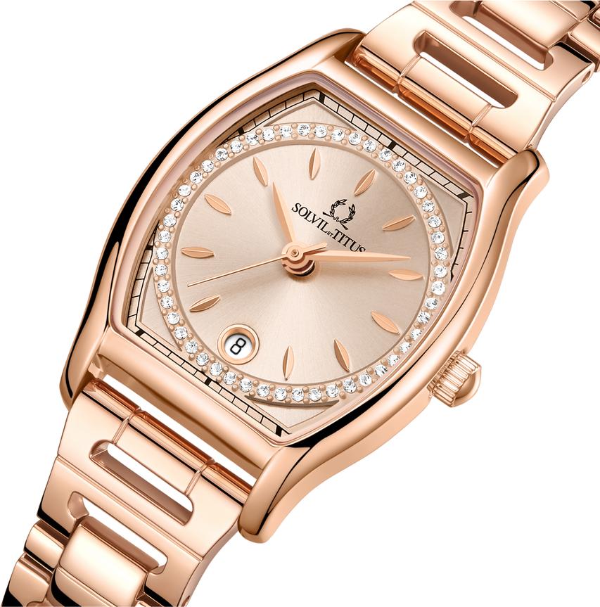 Barista 3 Hands Date Quartz Stainless Steel Watch  W06-03326-012