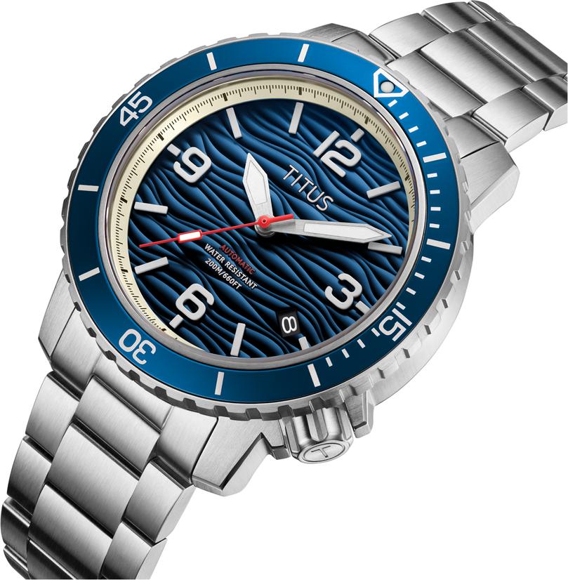 The Cape 3 Hands Date Automatic Stainless Steel Men Watch W06