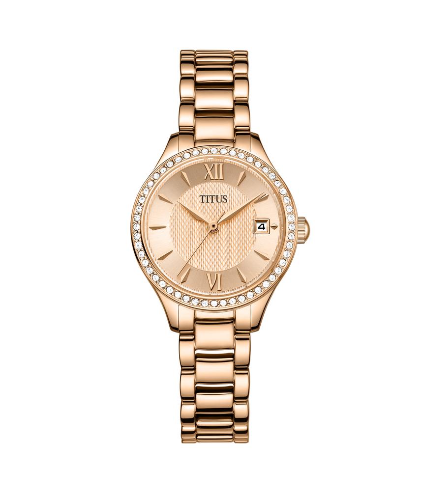 Fair Lady 3 Hands Date Quartz Stainless Steel Watch  W06-03354-002