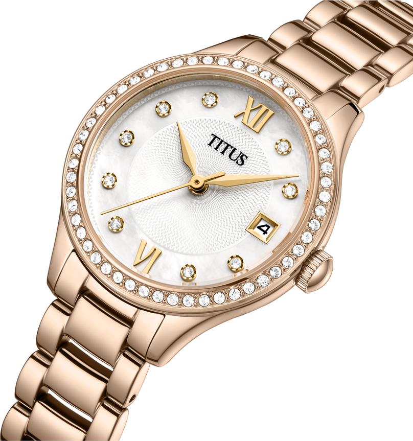 Fair Lady 3 Hands Date Quartz Stainless Steel Watch  W06-03354-003