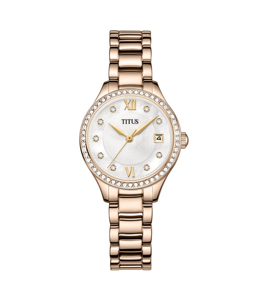 Fair Lady 3 Hands Date Quartz Stainless Steel Watch  W06-03354-003
