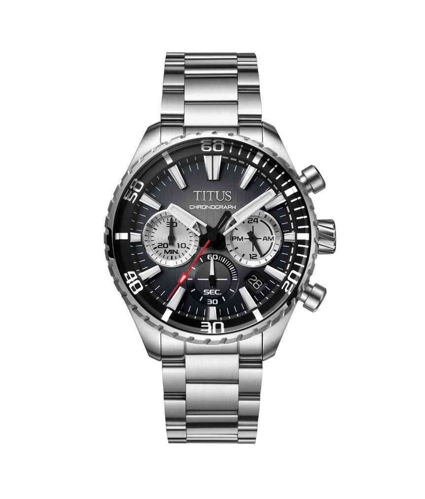 Saber Chronograph Quartz Stainless Steel Watch  W06-03364-002