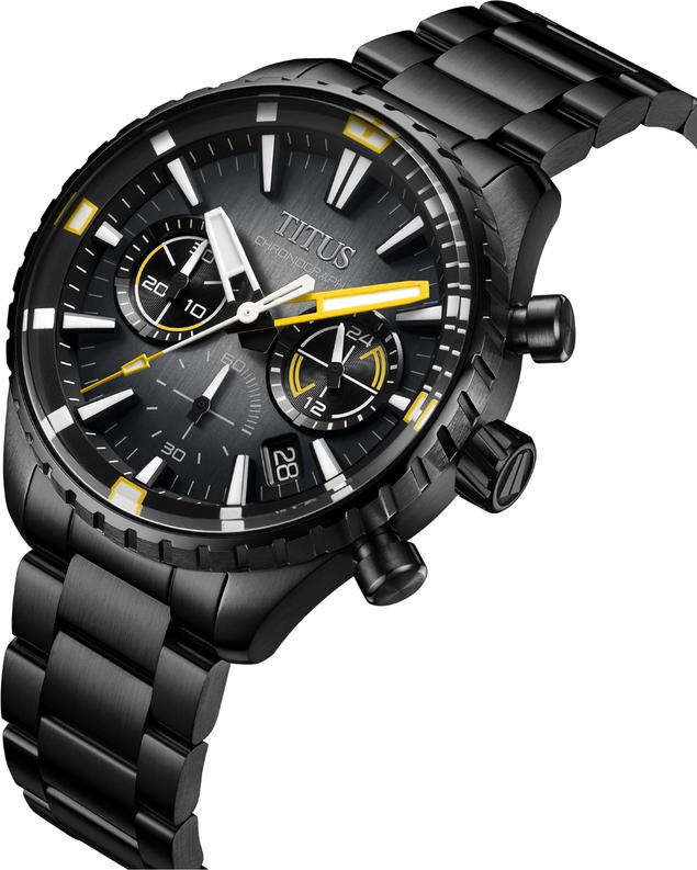 Saber Chronograph Quartz Stainless Steel Watch  W06-03364-004