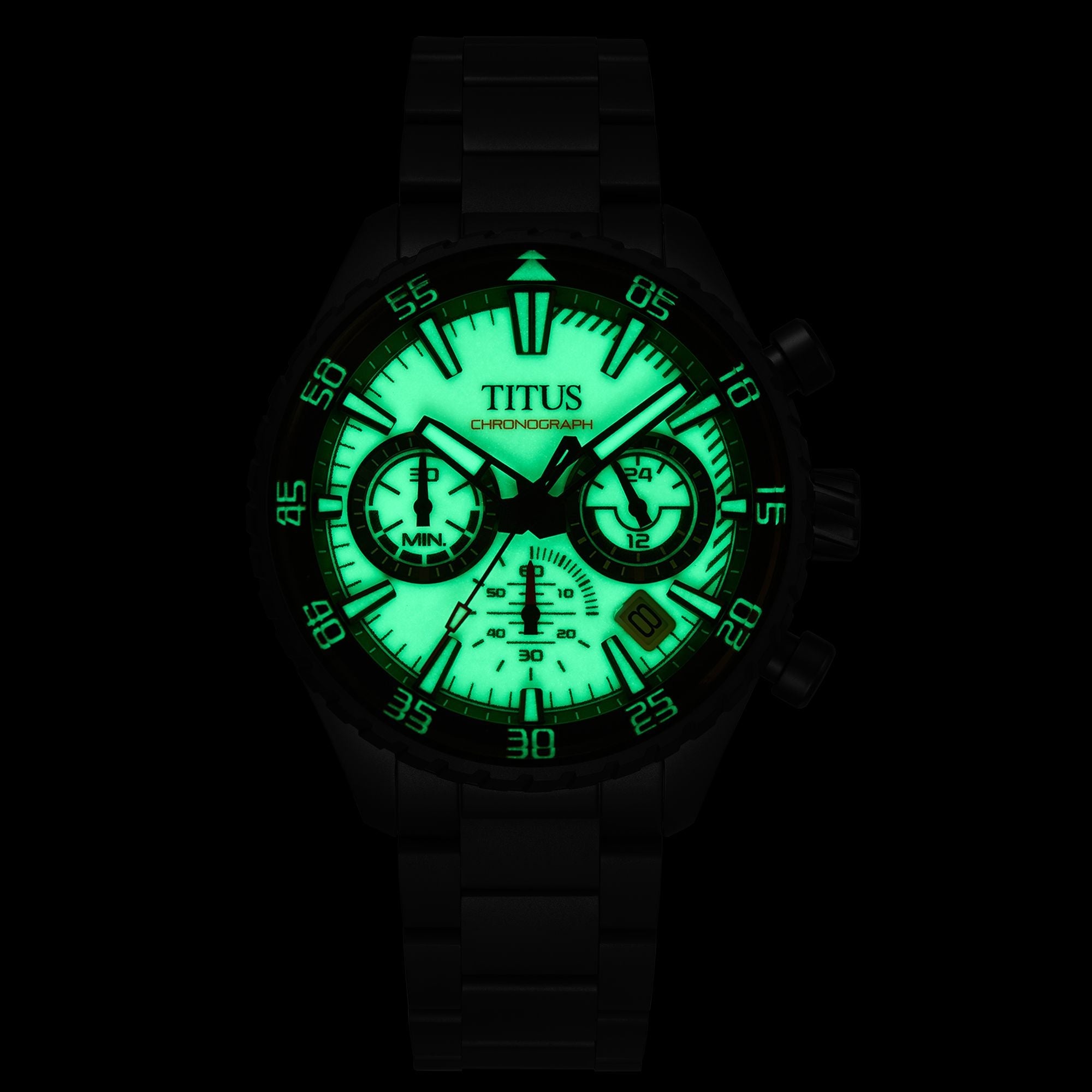 Saber Chronograph Quartz Stainless Steel Watch  W06-03364-008