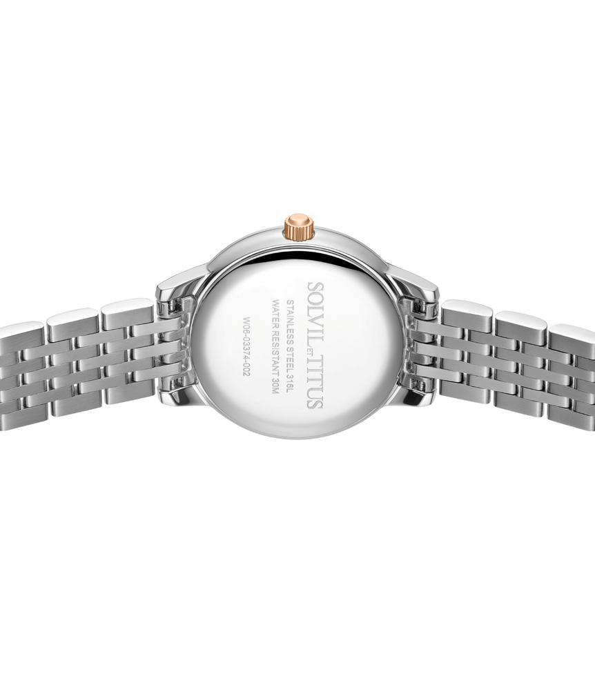 Fair Lady 3 Hands Quartz Stainless Steel Watch  W06-03374-002