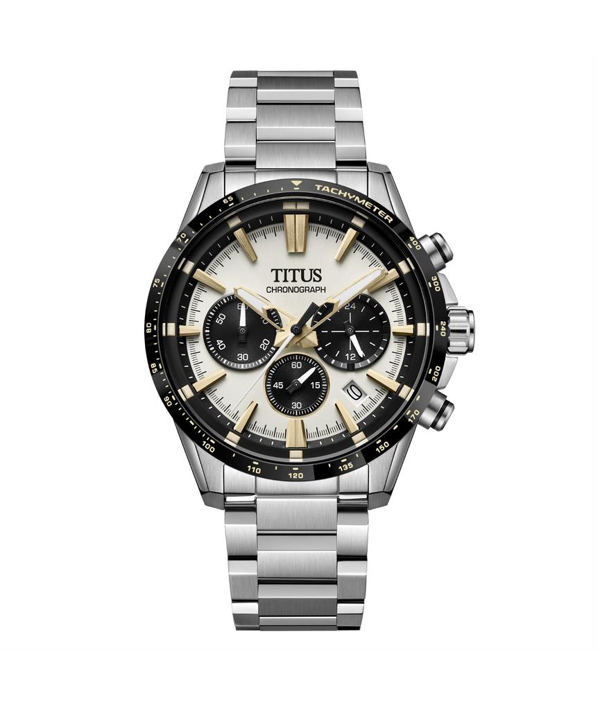 Saber Chronograph Quartz Stainless Steel Watch  W06-03401-004