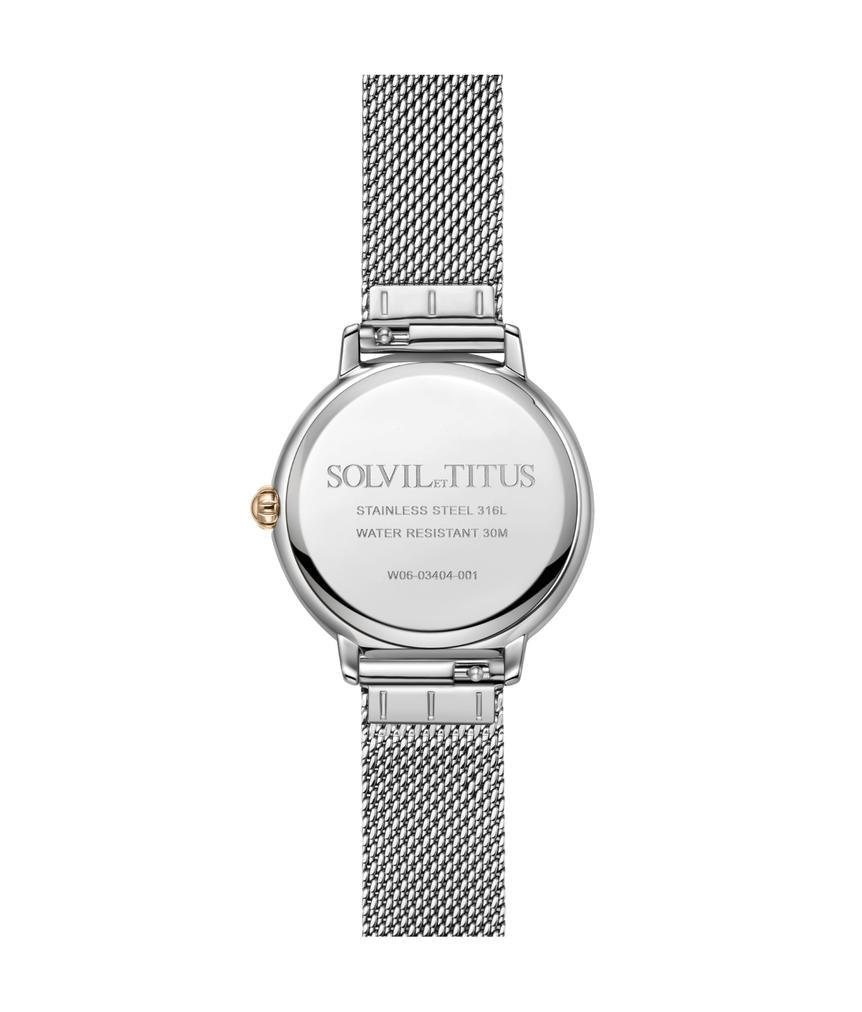 Fashionista Multi-function Day & Night Quartz Stainless Steel Watch  W06-03404-001