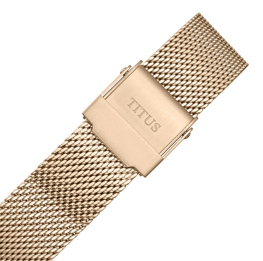 Fashionista Multi-function Day & Night Quartz Stainless Steel Watch  W06-03404-002
