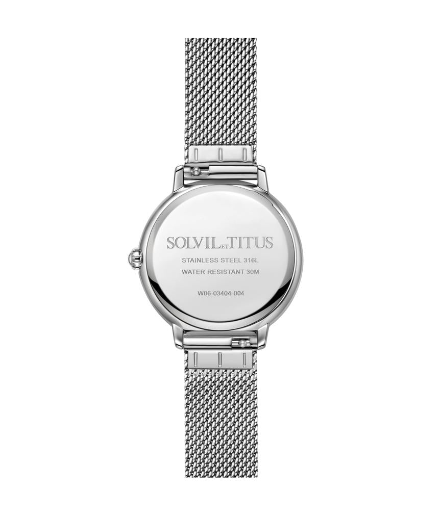 Fashionista Multi-function Day & Night Quartz Stainless Steel Watch  W06-03404-004