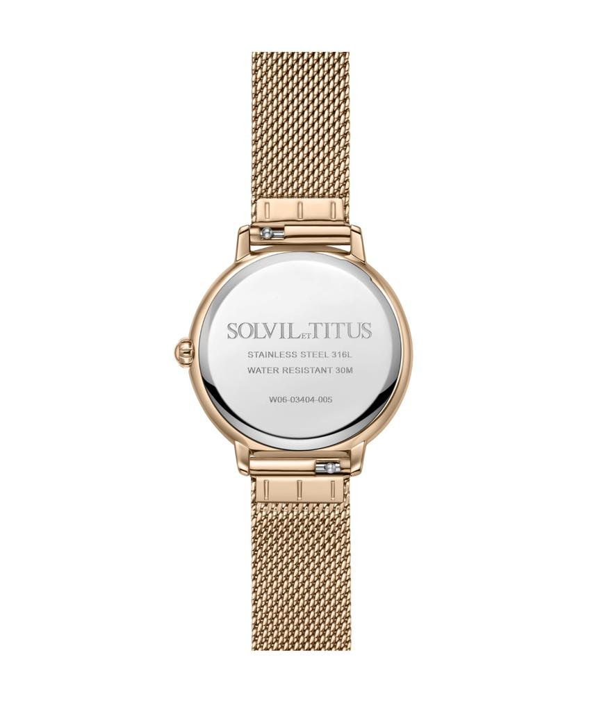 Fashionista Multi-function Day & Night Quartz Stainless Steel Watch  W06-03404-005
