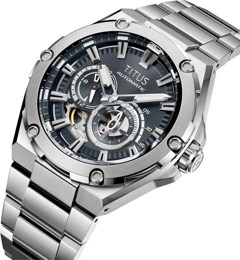 Voyager Multi-Function Mechanical Stainless Steel Watch  W06-03410-012