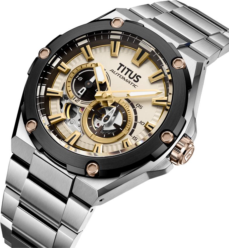 Voyager Multi-Function Mechanical Stainless Steel Watch  W06-03410-013