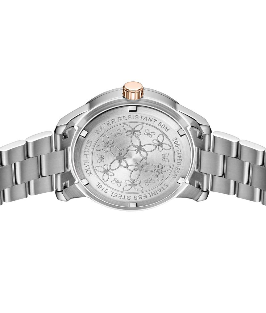 Aspira Multi-Function Quartz Stainless Steel Watch  W06-03413-002