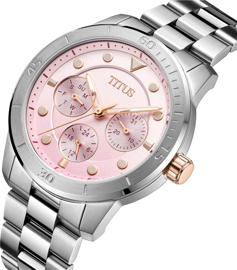 Aspira Multi-Function Quartz Stainless Steel Watch  W06-03413-002