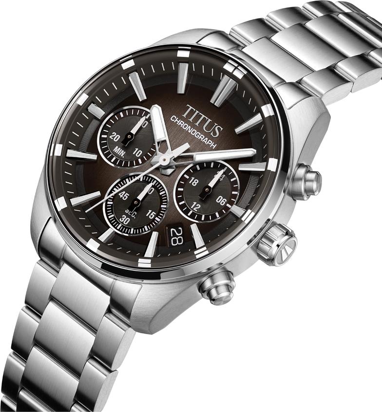 Saber Chronograph Quartz Stainless Steel Watch  W06-03414-003
