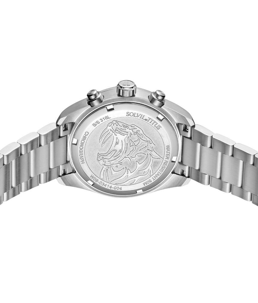 Saber Chronograph Quartz Stainless Steel Watch  W06-03414-004