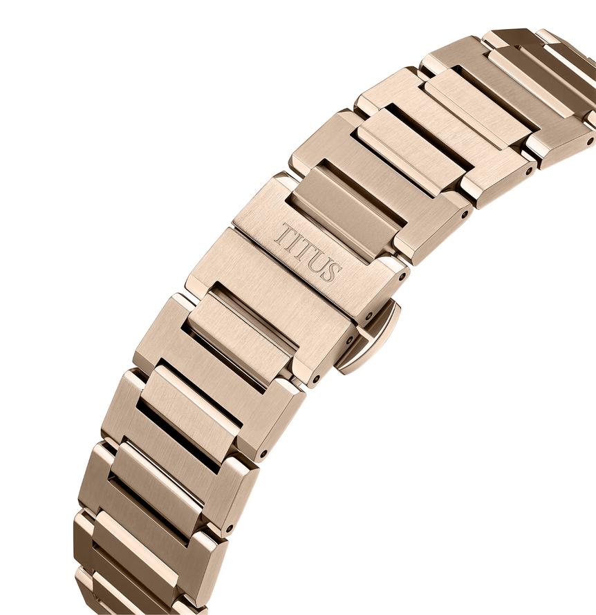 Vinyl Chronograph Quartz Stainless Steel Watch  W06-03415-006