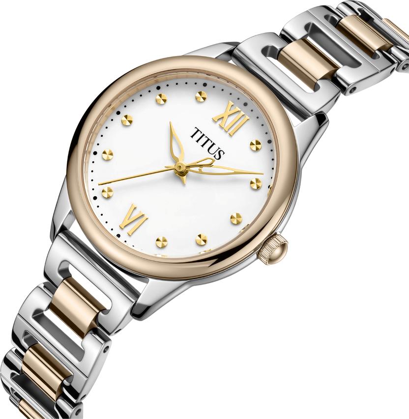Fashionista 3 Hands Quartz Stainless Steel Watch  W06-03425-003