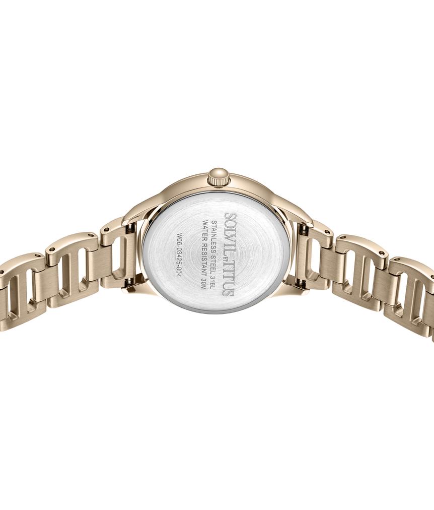 Fashionista 3 Hands Quartz Stainless Steel Watch  W06-03425-004
