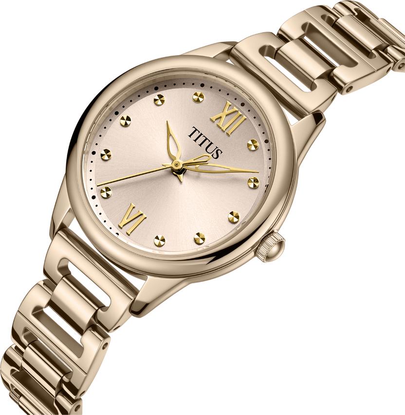 Fashionista 3 Hands Quartz Stainless Steel Watch  W06-03425-004
