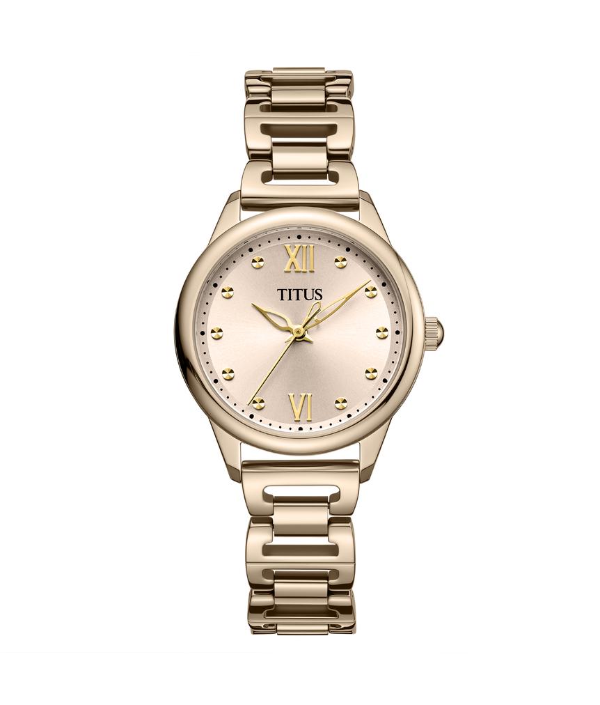 Fashionista 3 Hands Quartz Stainless Steel Watch  W06-03425-004