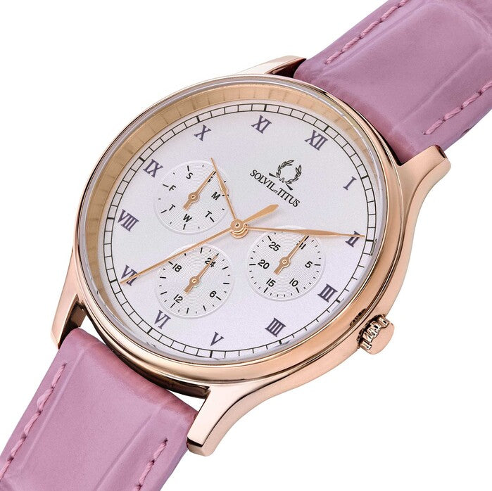 Classicist Multi-Function Quartz Leather Watch W06-03257-005