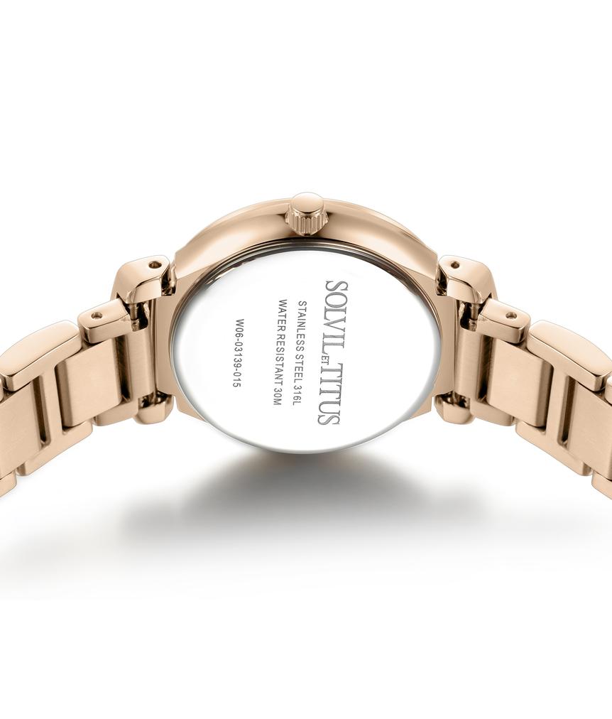 Fair Lady 3 Hands Date Quartz Stainless Steel Watch W06-03139-015