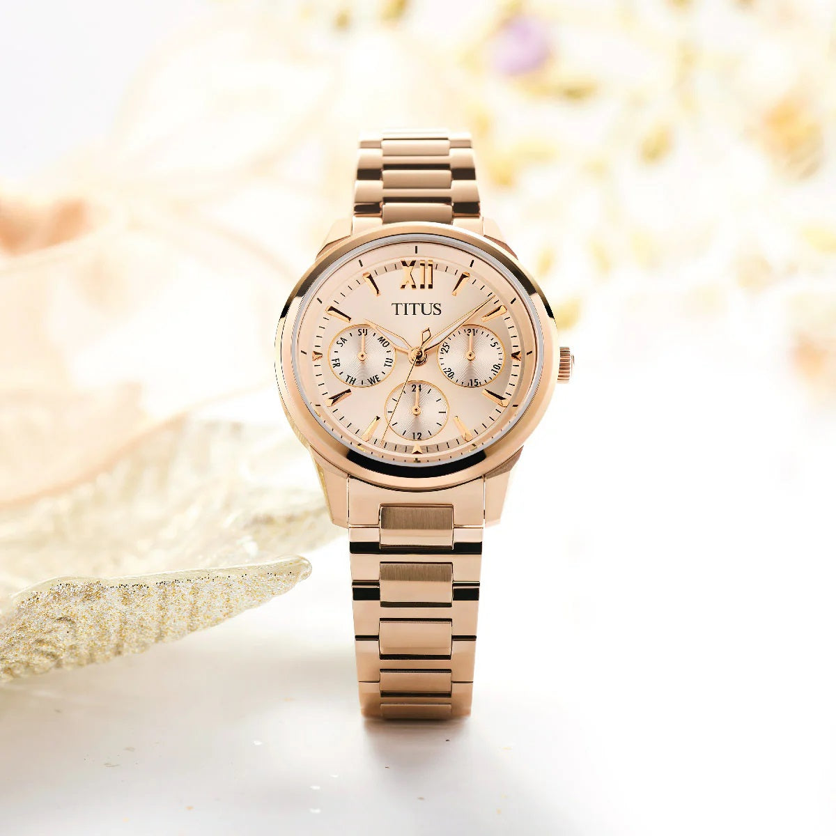 Fashionista Multi-Function Quartz Stainless Steel Watch  W06-03346-007